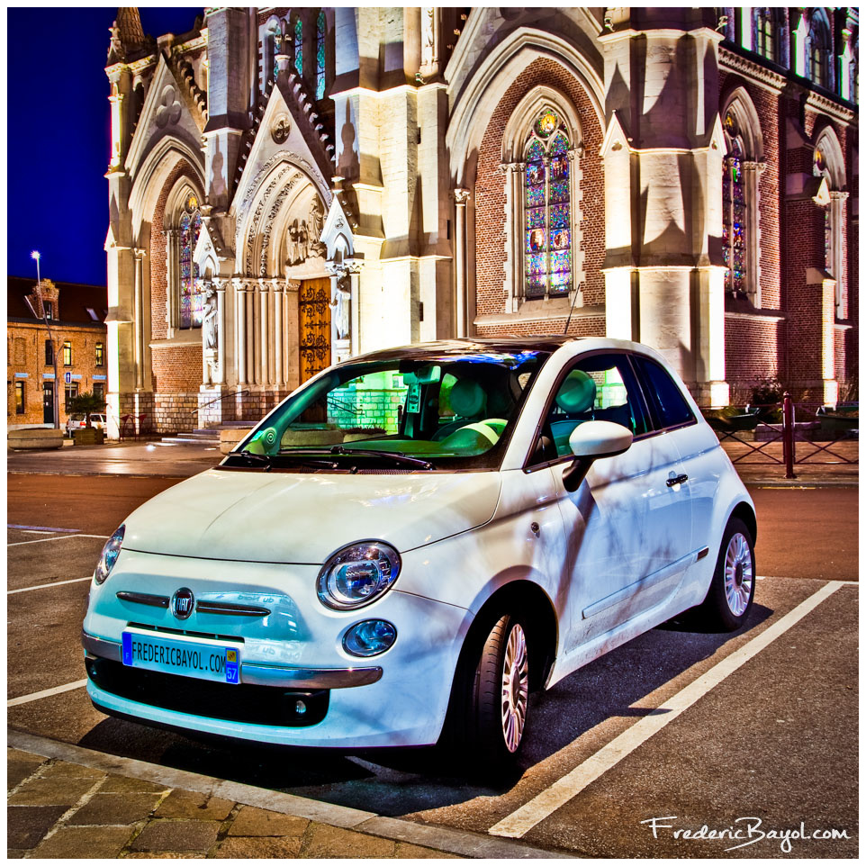 Fiat 500, Wambrechies (HDR)