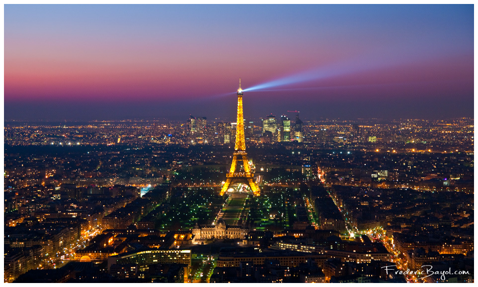 Tour Eiffel Depuis La Tour Montparnasse, Paris