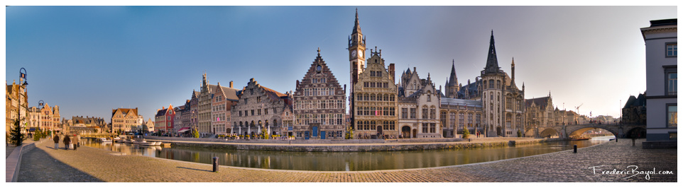 Centre de Gand, Belgique