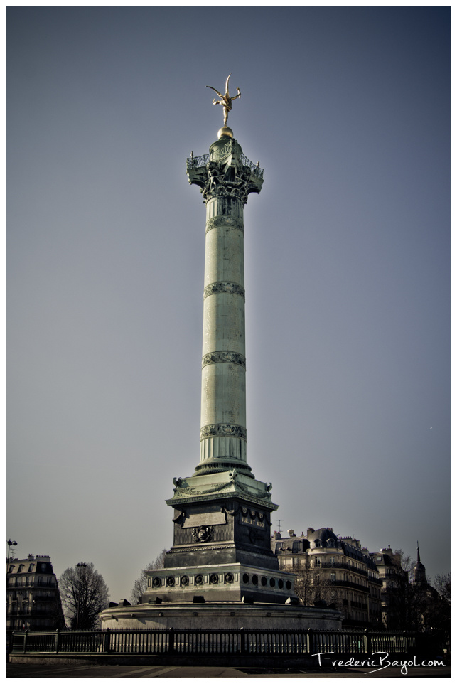 Photo prise de la Bastille