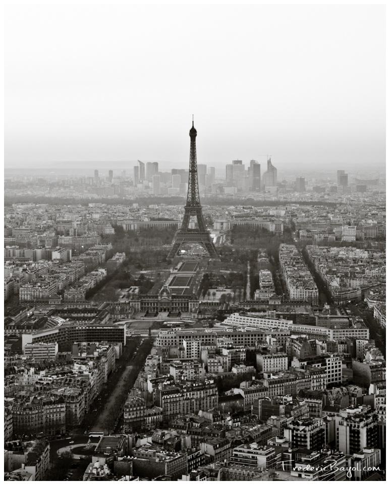 Tour Eiffel Depuis La Tour Montparnasse, Paris