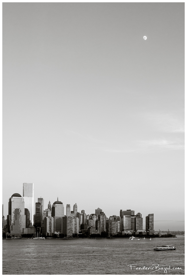 Moon Over Downtown, New York