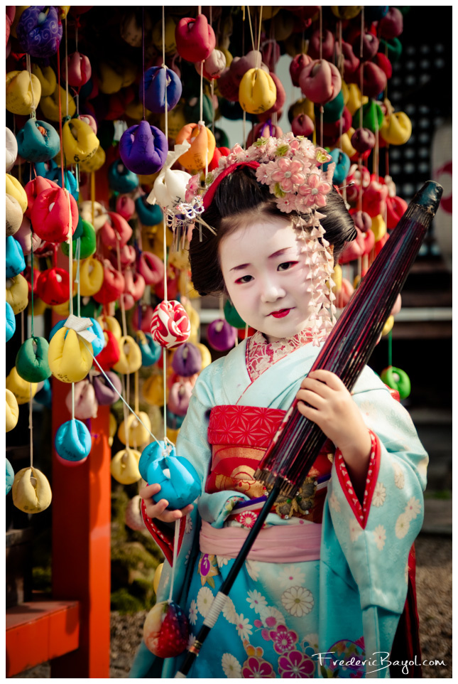 Mini-Geisha, Kyoto, Japon