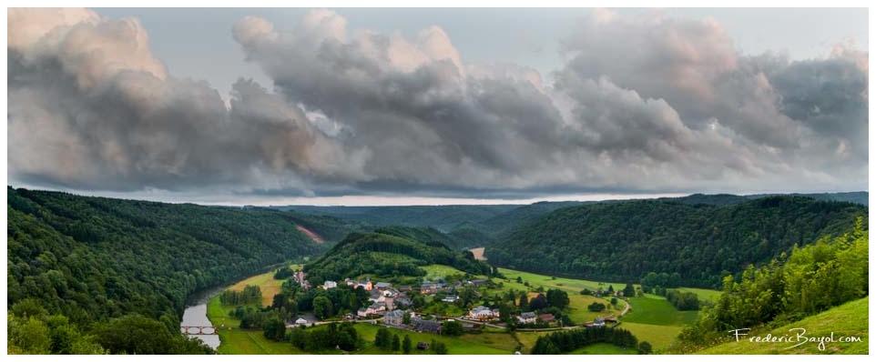 Frahan Vue De Rochehaut, Belgique