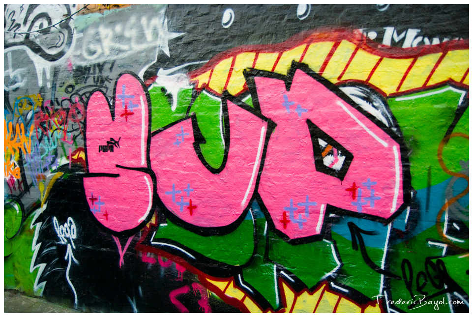 Graffitis, Gand, Belgique