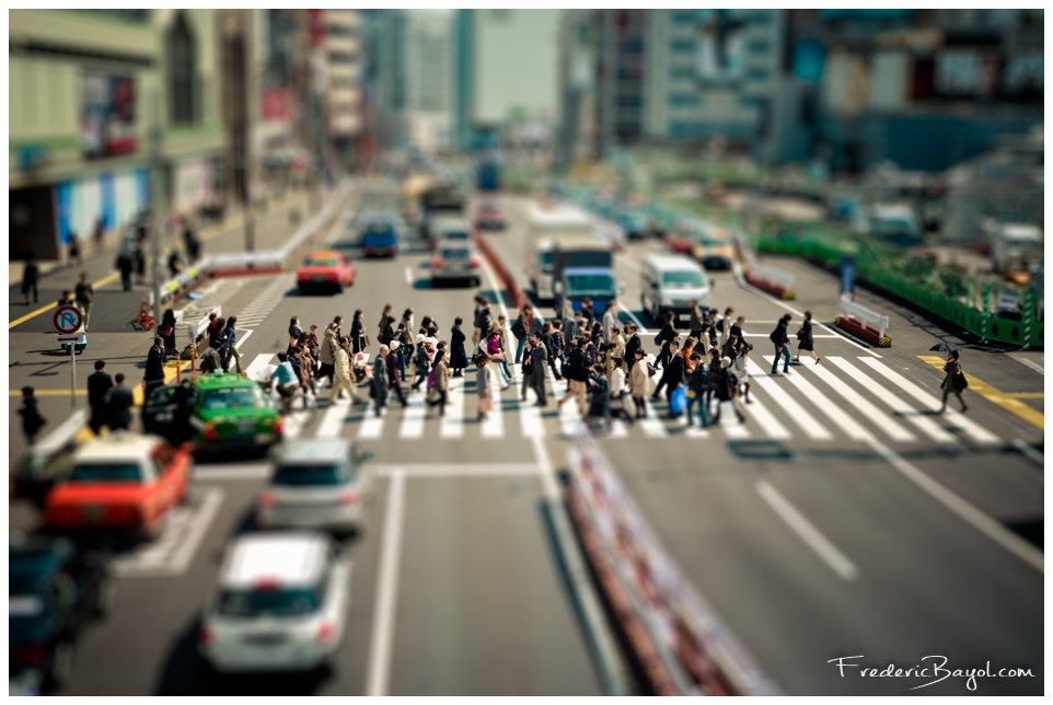 Micro Piéton, Tokyo, Japon